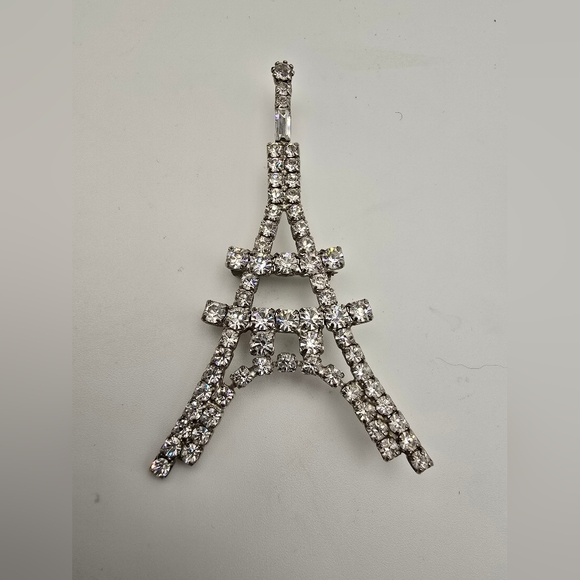 Vintage Eiffle Tower Brooch - Picture 3 of 10